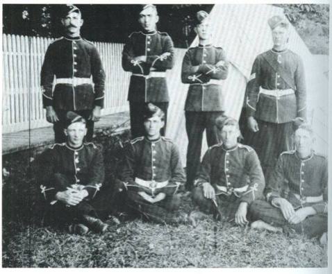 35th SF men at Camp Niagara 1880s