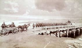 York Simcoe Company crossing river 1885