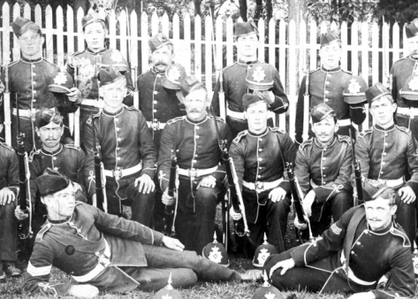 35th SF men at camp Niagara 1880s